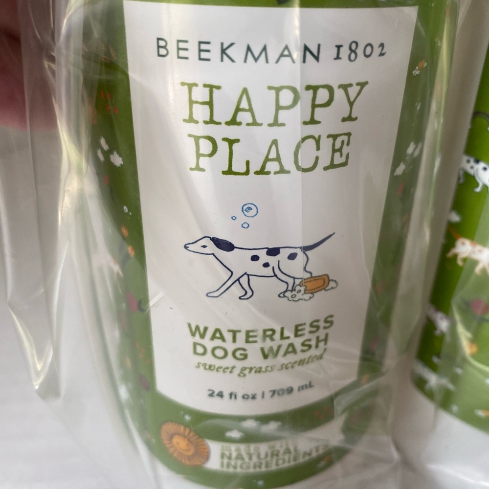 Beekman 1802 Happy Place Waterless Dog Wash 24 fl. oz. Set of 2 New - Picture 3 of 8